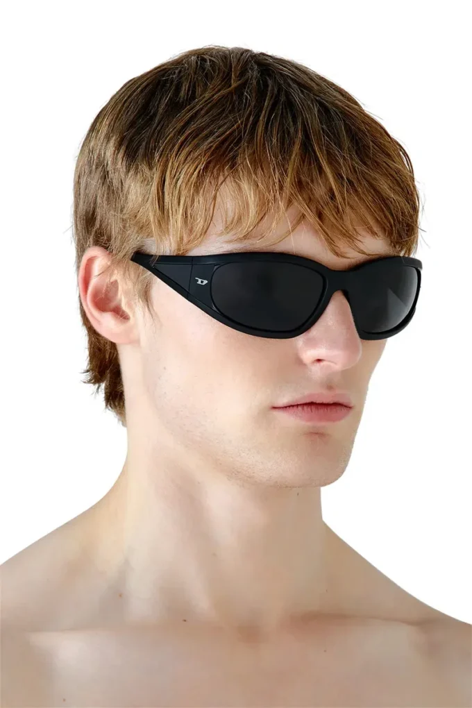 0dl3002 Rektangulära solglasögon i acetat 0dl3002 Rektangulära solglasögon i acetat