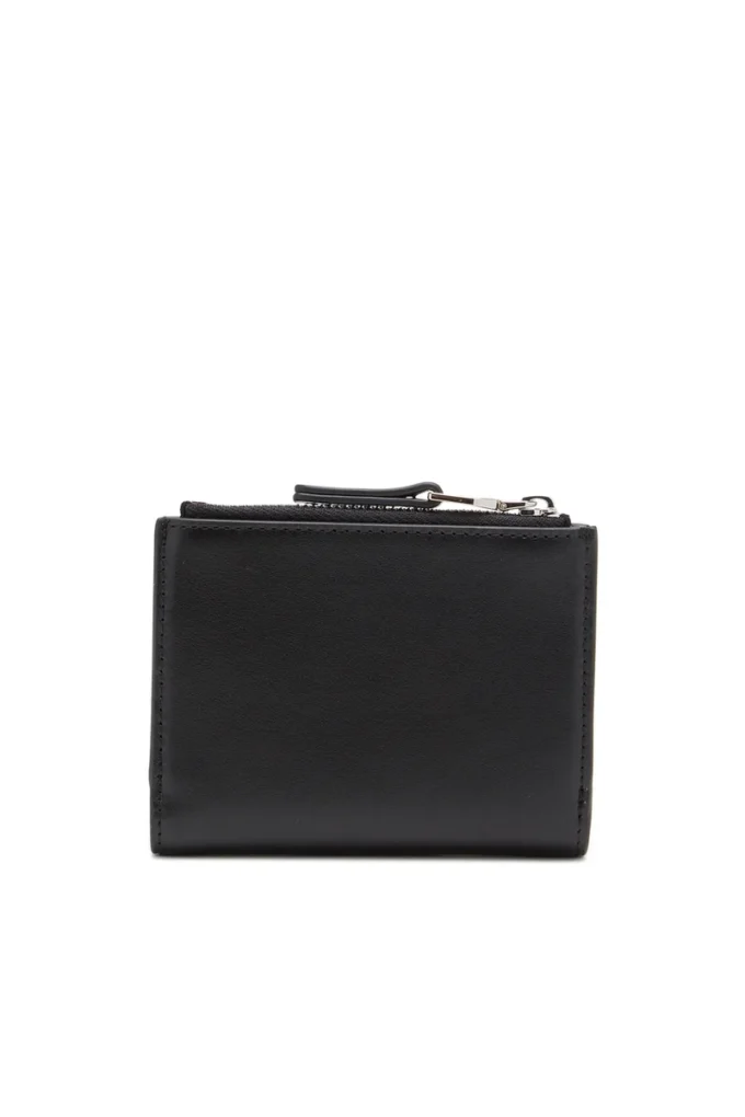 1dr bi-fold zip ii Liten läderplånbok med logotyptavla 1dr bi-fold zip ii Liten läderplånbok med logotyptavla