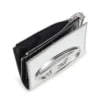 1dr bi-fold zip ii Tvåfaldig läderplånbok med Oval D-logotyp 1dr bi-fold zip ii Tvåfaldig läderplånbok med Oval D-logotyp