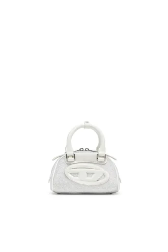 1dr dome crossbody 1DR Dome-Mini bowlingväska i lurex-tyg