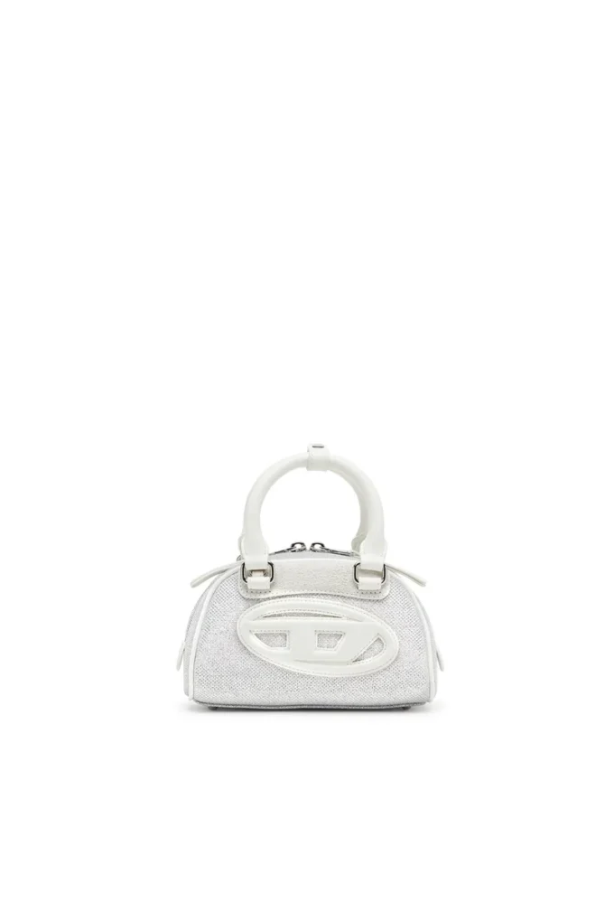 1dr dome crossbody 1DR Dome-Mini bowlingväska i lurex-tyg 1dr dome crossbody 1DR Dome-Mini bowlingväska i lurex-tyg