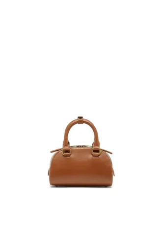 1dr dome crossbody 1DR Dome-Mini bowlingväska i pull-up läder