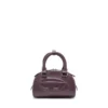 1dr dome crossbody 1DR Dome-Mini bowlingväska i vinrött läder 1dr dome crossbody 1DR Dome-Mini bowlingväska i vinrött läder
