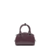 1dr dome crossbody 1DR Dome-Mini bowlingväska i vinrött läder 1dr dome crossbody 1DR Dome-Mini bowlingväska i vinrött läder