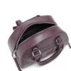 1dr dome crossbody 1DR Dome-Mini bowlingväska i vinrött läder 1dr dome crossbody 1DR Dome-Mini bowlingväska i vinrött läder
