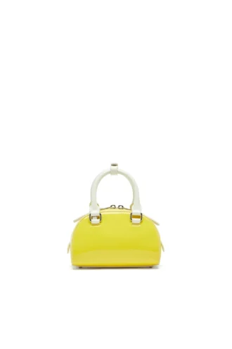 1dr dome crossbody 1DR Dome-Mini bowlingväska med naplak-effekt