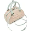 1dr dome crossbody 1DR Dome-Mini bowlingväska med naplak-effekt 1dr dome crossbody 1DR Dome-Mini bowlingväska med naplak-effekt