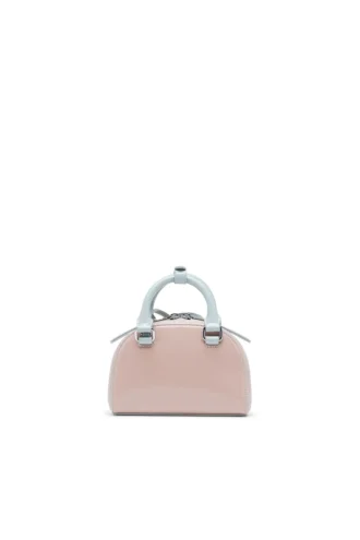 1dr dome crossbody xs 1DR Dome-Mini crossbody-väska med naplak-effekt