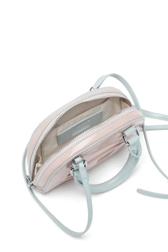 1dr dome crossbody xs 1DR Dome-Mini crossbody-väska med naplak-effekt 1dr dome crossbody xs 1DR Dome-Mini crossbody-väska med naplak-effekt