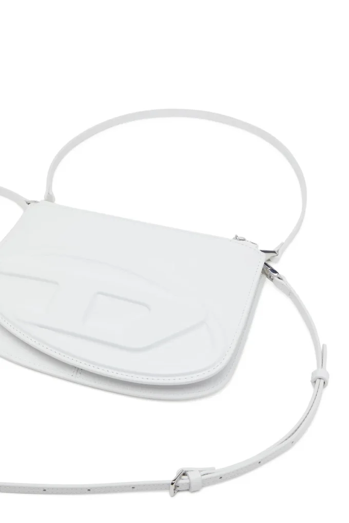 1dr twin 1DR Twin-Double-pouch axelväska i tryckt läder 1dr twin 1DR Twin-Double-pouch axelväska i tryckt läder