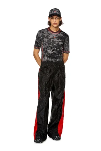 amtee-gael-wt28 T-shirt i camouflagejacquard med molntryck