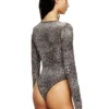 angelica-utlt Bodysuit med djurmönster över hela plagget angelica-utlt Bodysuit med djurmönster över hela plagget