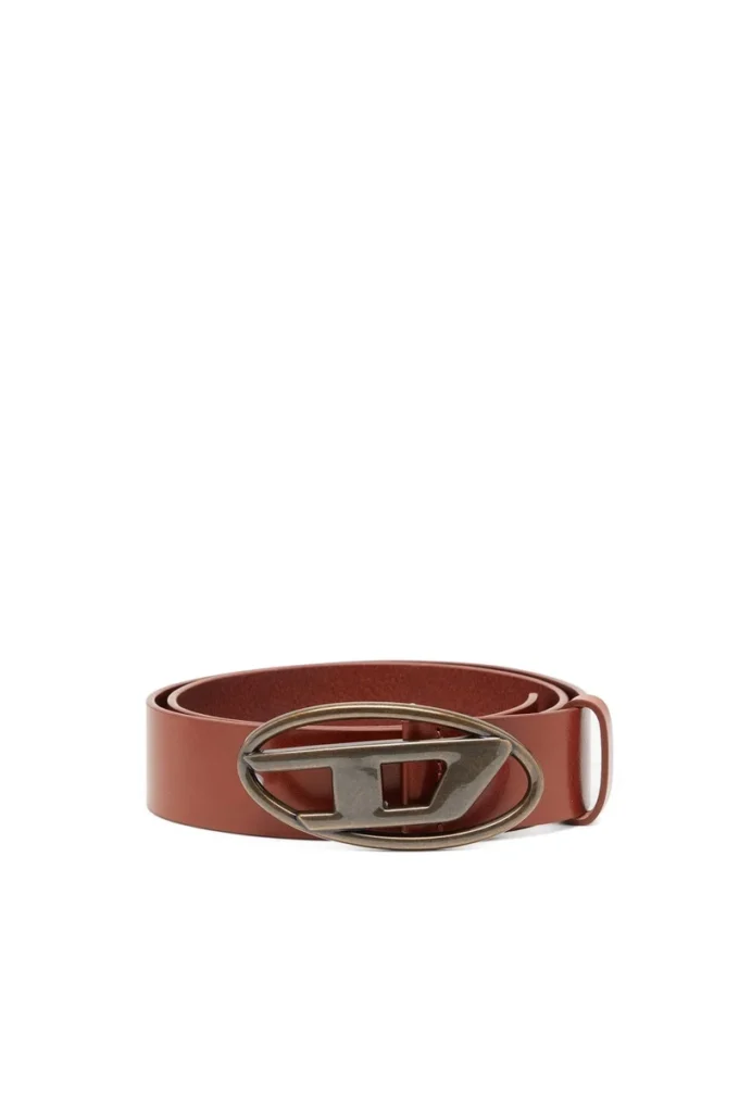 b-1dr 3,9 cm läderbälte med D-spänne b-1dr 3,9 cm läderbälte med D-spänne