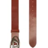 b-1dr 3,9 cm läderbälte med D-spänne b-1dr 3,9 cm läderbälte med D-spänne