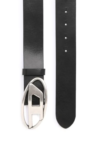 b-1dr 3,9 cm läderbälte med D-spänne
