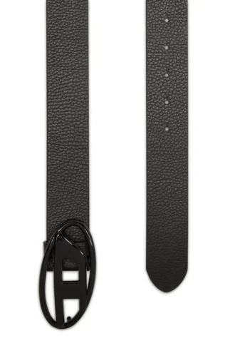 b-1dr 4 cm läderbälte med matt spänne