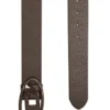 b-1dr 4 cm läderbälte med matt spänne b-1dr 4 cm läderbälte med matt spänne