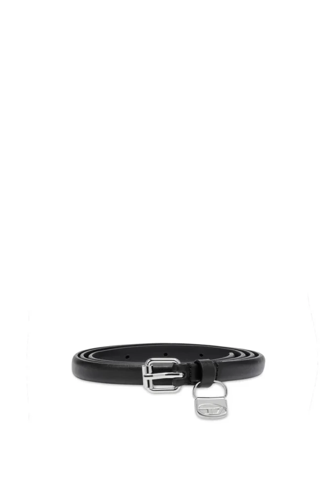b-charm hip 1,4 cm smalt läderbälte med 1DR-väskcharm b-charm hip 1,4 cm smalt läderbälte med 1DR-väskcharm