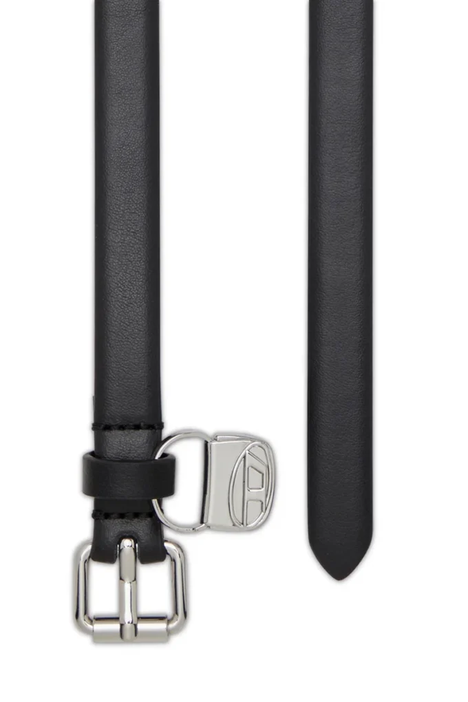 b-charm hip 1,4 cm smalt läderbälte med 1DR-väskcharm b-charm hip 1,4 cm smalt läderbälte med 1DR-väskcharm