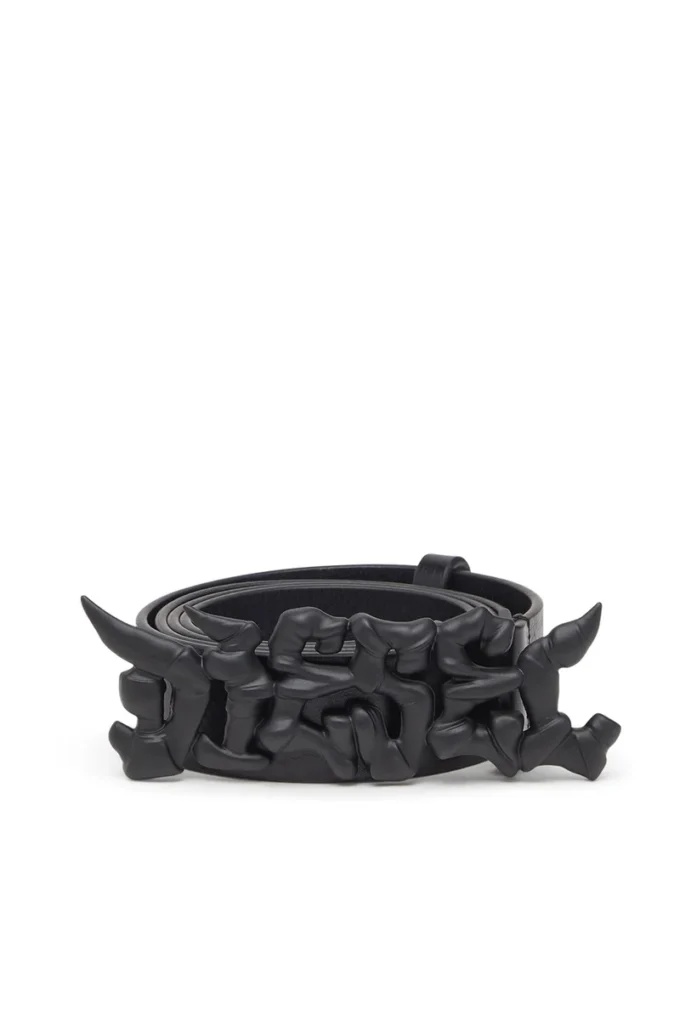 b-graffiti 3,5 cm pull-up läderbälte med graffitispänne b-graffiti 3,5 cm pull-up läderbälte med graffitispänne
