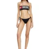 bfb-bryna Bandeau-bikinitopp med maxi-logotyp bfb-bryna Bandeau-bikinitopp med maxi-logotyp