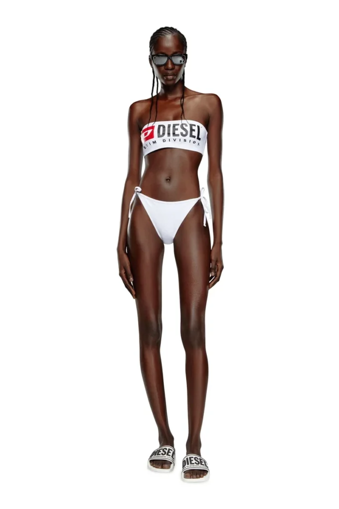 bfb-bryna Bandeau-bikinitopp med maxi-logotyp bfb-bryna Bandeau-bikinitopp med maxi-logotyp