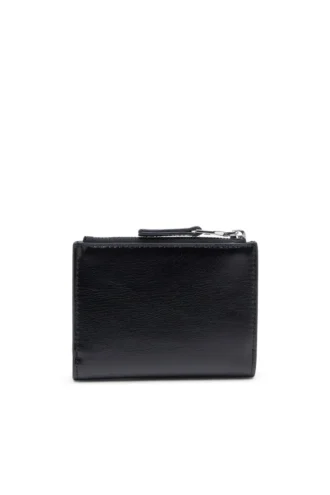 bi-fold zip ii Läderplånbok med präglat kedjemotiv