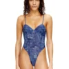 bridget-dnm Bodysuit i mesh med denimeffekt bridget-dnm Bodysuit i mesh med denimeffekt