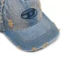 c-enic Denimkeps med slitna detaljer och broderad logotyp c-enic Denimkeps med slitna detaljer och broderad logotyp