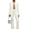 c-lassy Flounce-blus i skrynklig muslin c-lassy Flounce-blus i skrynklig muslin