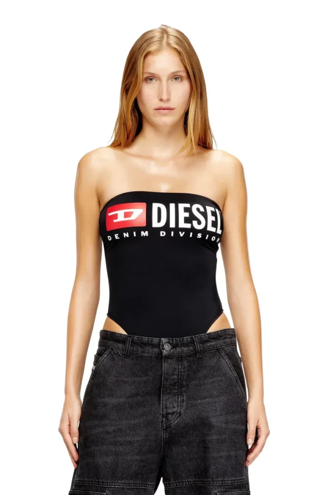 cecilia-d-core Strandklänning med Diesel Denim Division-logotyp cecilia-d-core Strandklänning med Diesel Denim Division-logotyp
