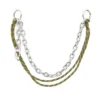 chain-d l Charm i kedja och rep chain-d l Charm i kedja och rep