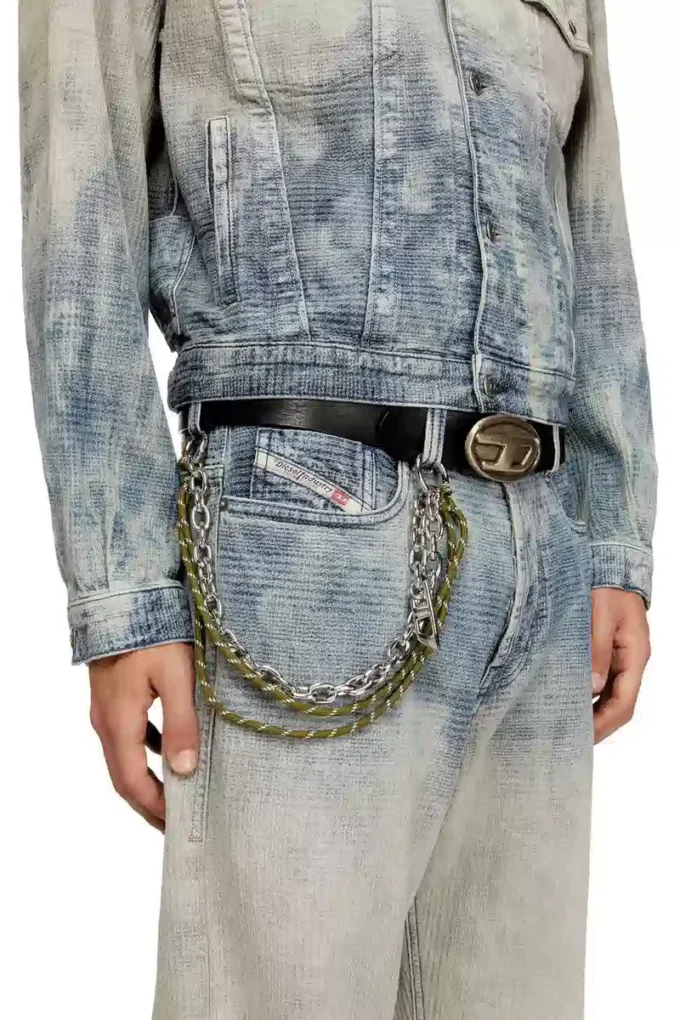 chain-d l Charm i kedja och rep chain-d l Charm i kedja och rep
