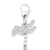 charm acquarius Metallcharm i form av stjärntecknet Vattumannen med strass charm acquarius Metallcharm i form av stjärntecknet Vattumannen med strass