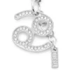 charm cancer Metallcharm Cancer med strass charm cancer Metallcharm Cancer med strass