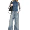 charm-d axelväska Charm-D M-axelväska i quiltad denim charm-d axelväska Charm-D M-axelväska i quiltad denim
