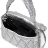 charm-d axelväska Charm-D M-axelväska i quiltad metallic nylon charm-d axelväska Charm-D M-axelväska i quiltad metallic nylon