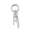 charm-d Charm med strass D-charm
