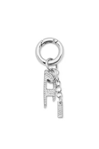 charm-d Charm med strass D-charm