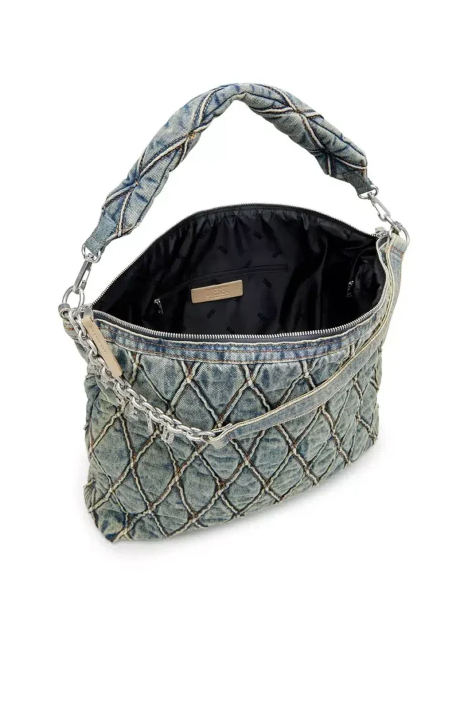 charm-d hobo Charm-D-Large hobo i argyle-quiltad denim charm-d hobo Charm-D-Large hobo i argyle-quiltad denim