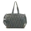charm-d shopper Charm-D-Tote-väska i quiltad denim med argylemönster charm-d shopper Charm-D-Tote-väska i quiltad denim med argylemönster