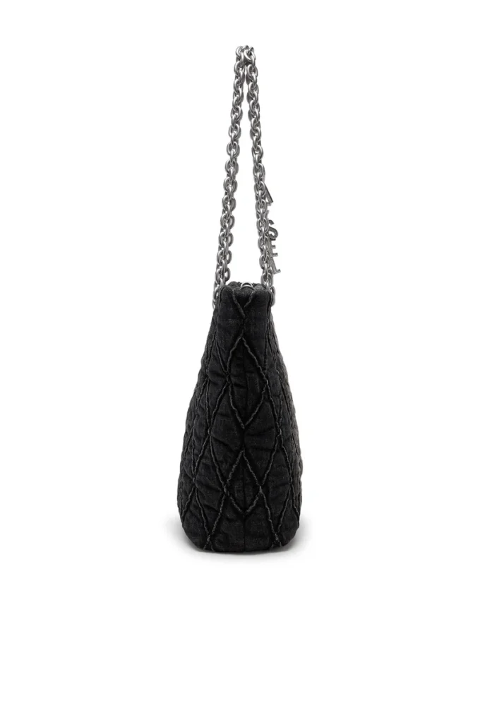 charm-d shopper m Charm-D-Tote-väska i quiltad denim charm-d shopper m Charm-D-Tote-väska i quiltad denim