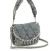 charm-d shoulder s Charm-D S-Liten handväska i quiltad denim charm-d shoulder s Charm-D S-Liten handväska i quiltad denim