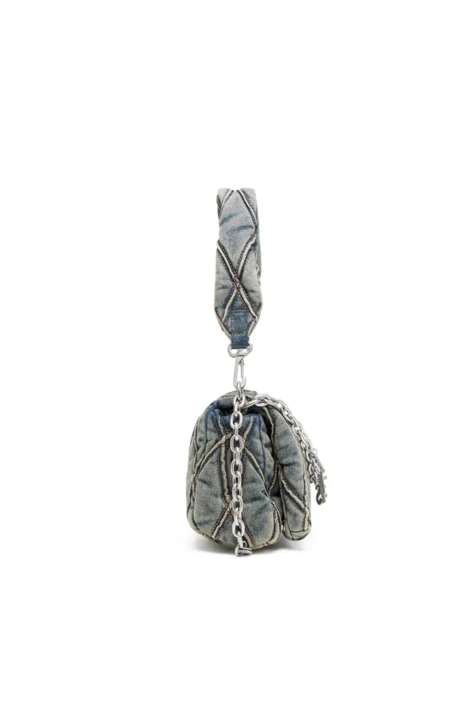 charm-d shoulder s Charm-D S-Liten handväska i quiltad denim charm-d shoulder s Charm-D S-Liten handväska i quiltad denim