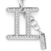 charm gemini Metallcharm i form av stjärntecknet Tvillingarna med strass charm gemini Metallcharm i form av stjärntecknet Tvillingarna med strass