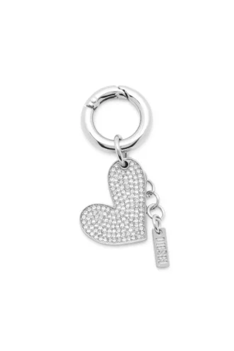 charm-heart Metallhjärta med strass