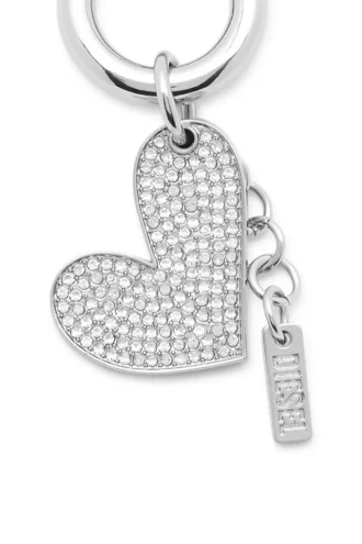 charm-heart Metallhjärta med strass