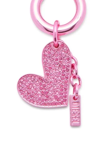 charm-heart Metallhjärta med strass