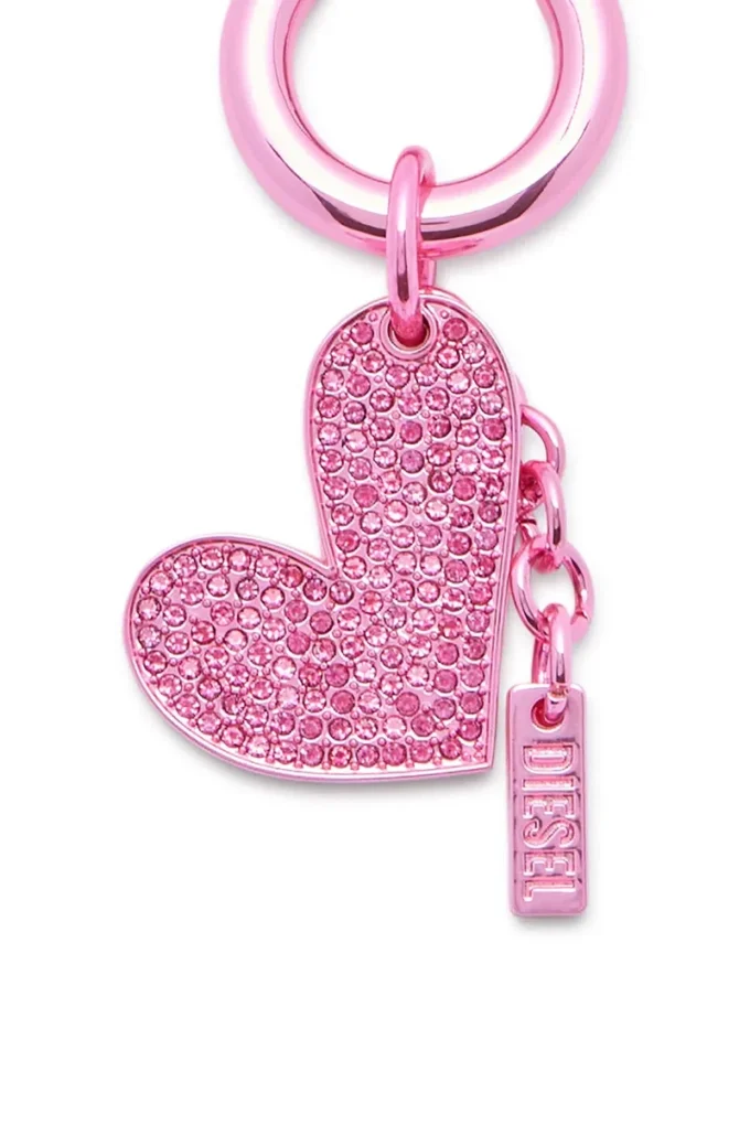 charm-heart Metallhjärta med strass