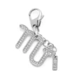 charm skorpion Metallcharm med skorpion och strass